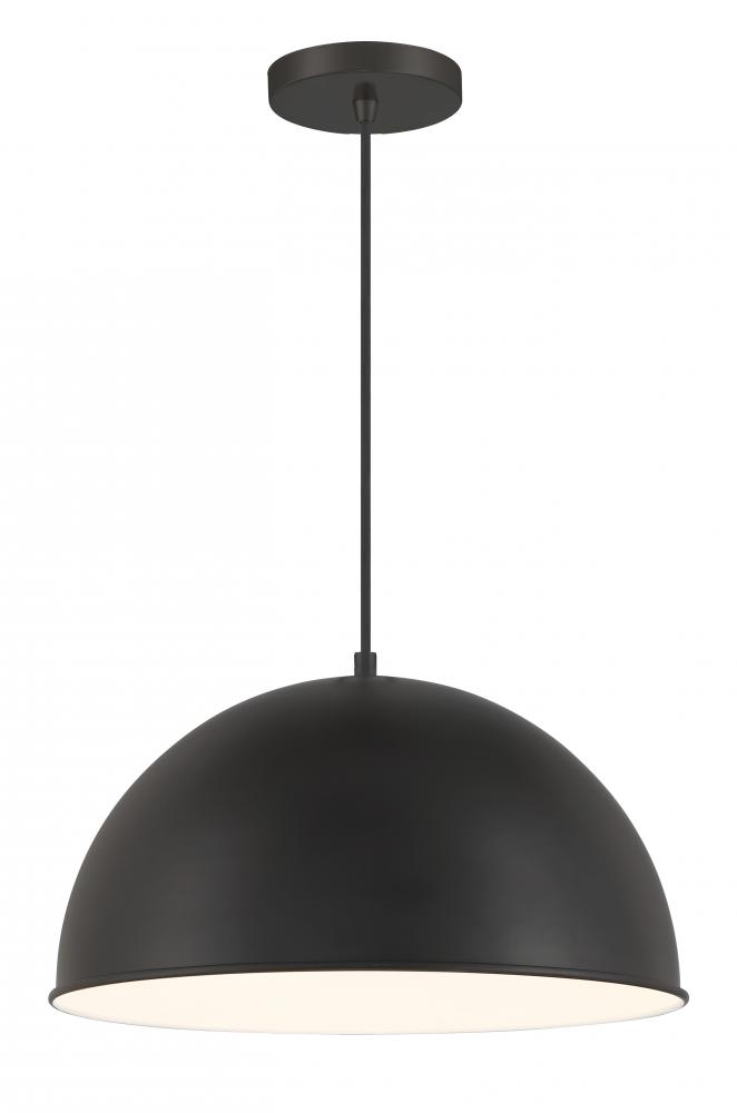 1 LIGHT, HANGING DOME