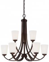 Minka-Lavery 4969-284 - 9 LIGHT CHANDELIER