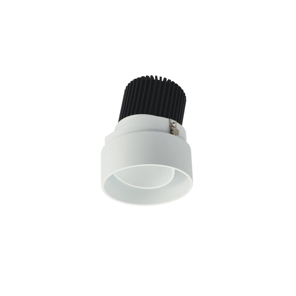 2" Iolite LED Round Trimless Adjustable, 1000lm / 14W, 5000K, Matte Powder White Adjustable /