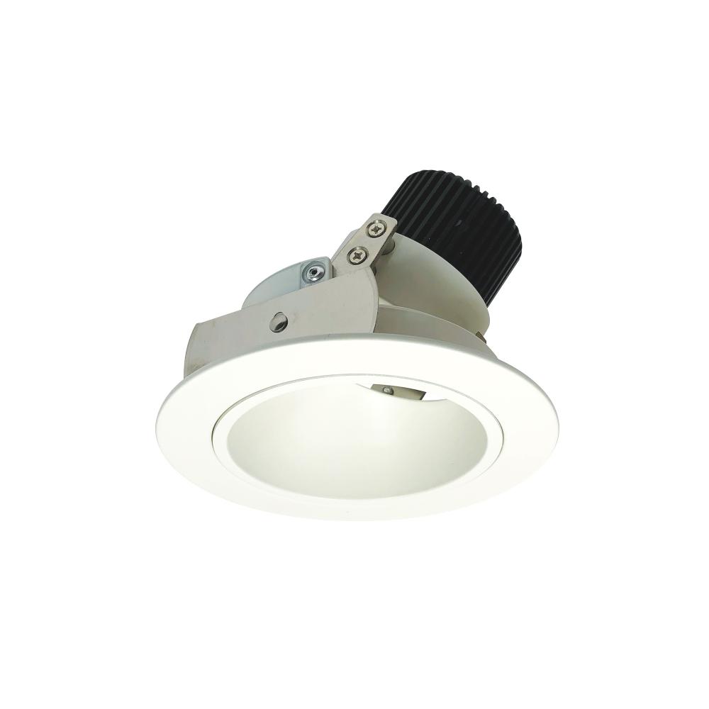 4&#34; Iolite LED Round Adjustable Deep Reflector, 1000lm / 14W, 3500K, Matte Powder White Reflector