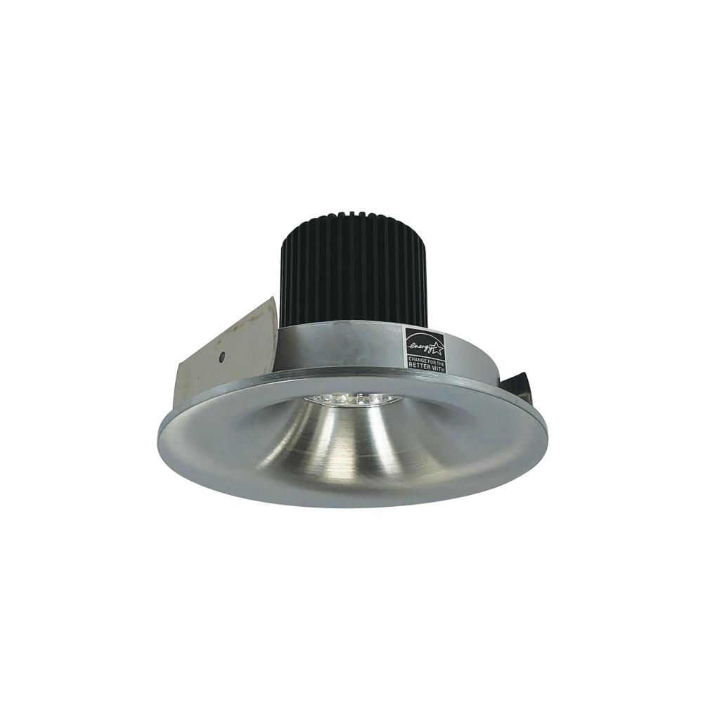 4" Iolite LED Round Bullnose, 1000lm / 14W, 5000K, Natural Metal Finish