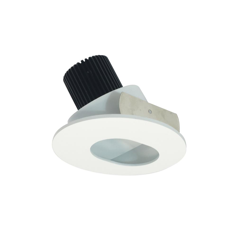 4" Iolite LED Round Adjustable Slot Aperture, 10-Degree Optic, 800lm / 12W, 3000K, Matte Powder