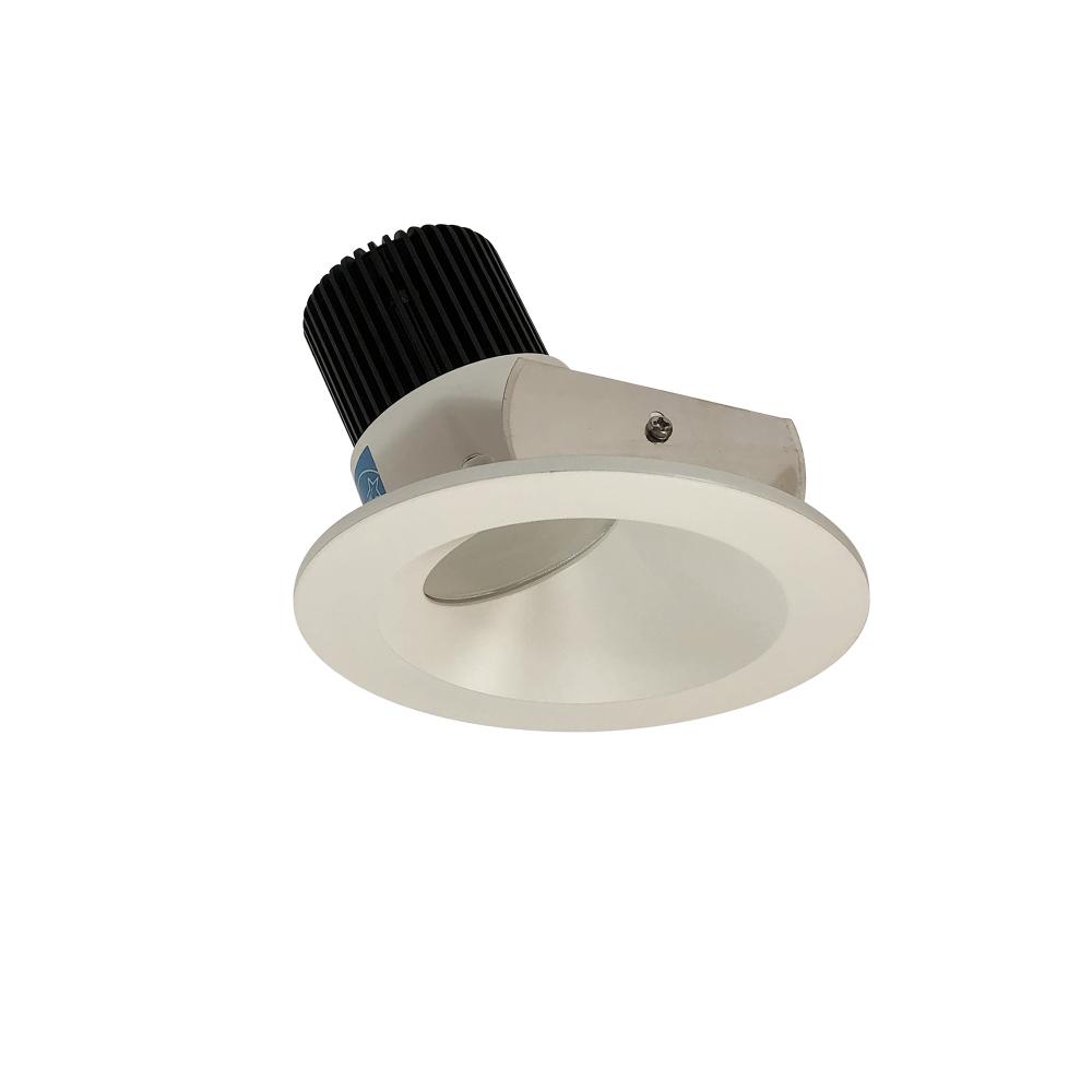 4" Iolite LED Round Wall Wash, 1000lm / 14W, 4000K, White Reflector / White Flange