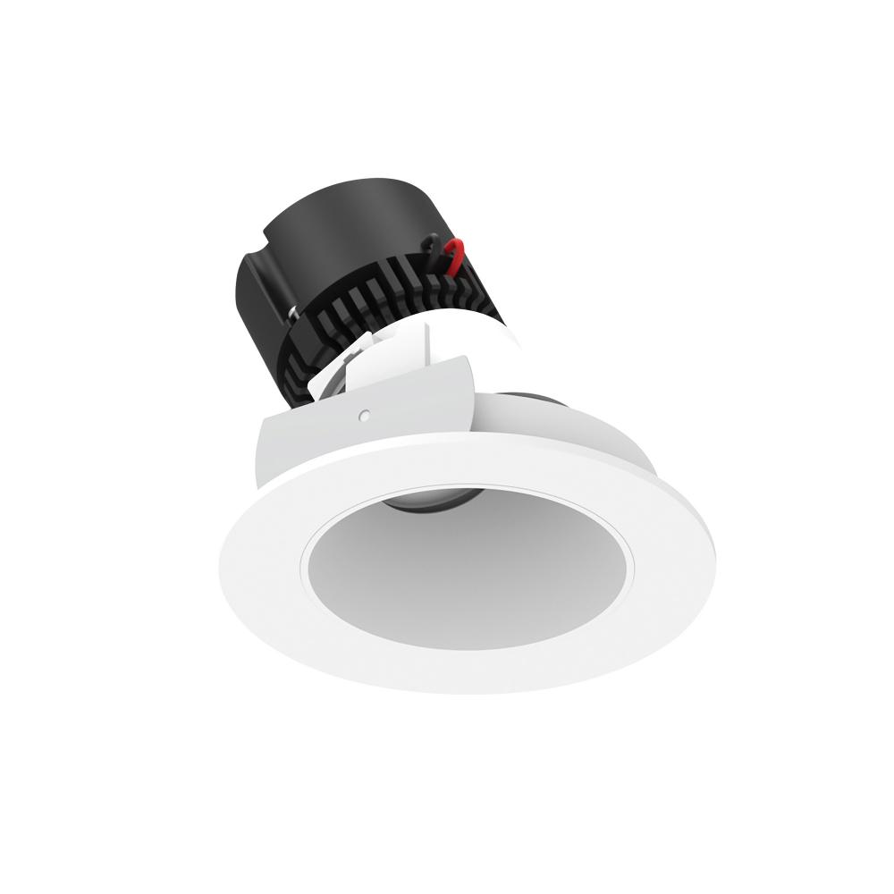 4&#34; Pearl Low Voltage LED Round Adjustable Slot Retrofit, 1050lm / 11W, 2700K, Matte Powder White