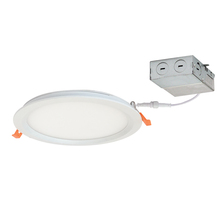 Nora NFLIN-R81550WWLE3 - 8" FLIN Round Recessed LED, 1900lm, 5000K, 20W, 120V Triac/ELV Dimming, White