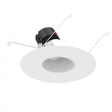  NPRLV-56RSLA27XMPW - 5"/6" Pearl Low Voltage LED Round Adjustable Slot Retrofit, 1050lm / 11W, 2700K, Matte