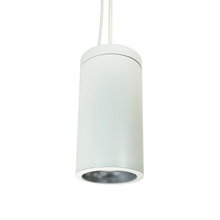 Nora NYLD2-6P075130DWW4 - 6" Cobalt Pendant Mount Cylinder, White, 750L, 3000K, Diffused/White Reflector, 120V