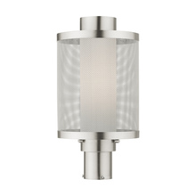 Livex Lighting 20686-91 - 1 Lt Brushed Nickel Post Light