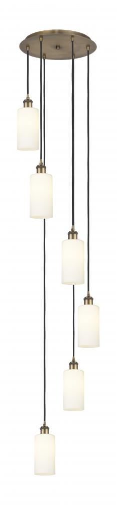 Crown Point - 6 Light - 16 inch - Brushed Brass - Multi Pendant