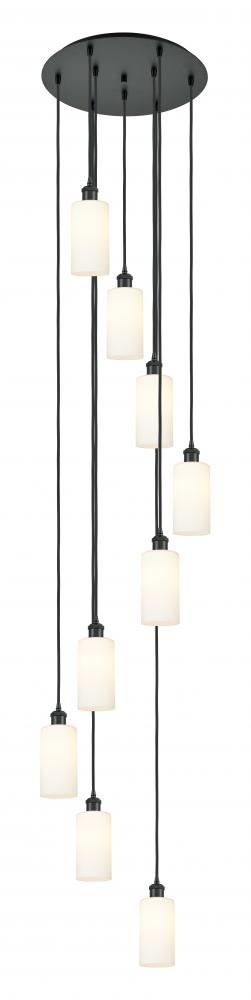 Crown Point - 9 Light - 19 inch - Matte Black - Multi Pendant