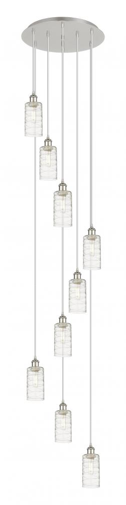 Crown Point - 9 Light - 19 inch - Polished Nickel - Multi Pendant