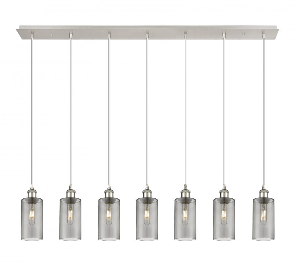 Crown Point - 7 Light - 49 inch - Polished Nickel - Linear Pendant