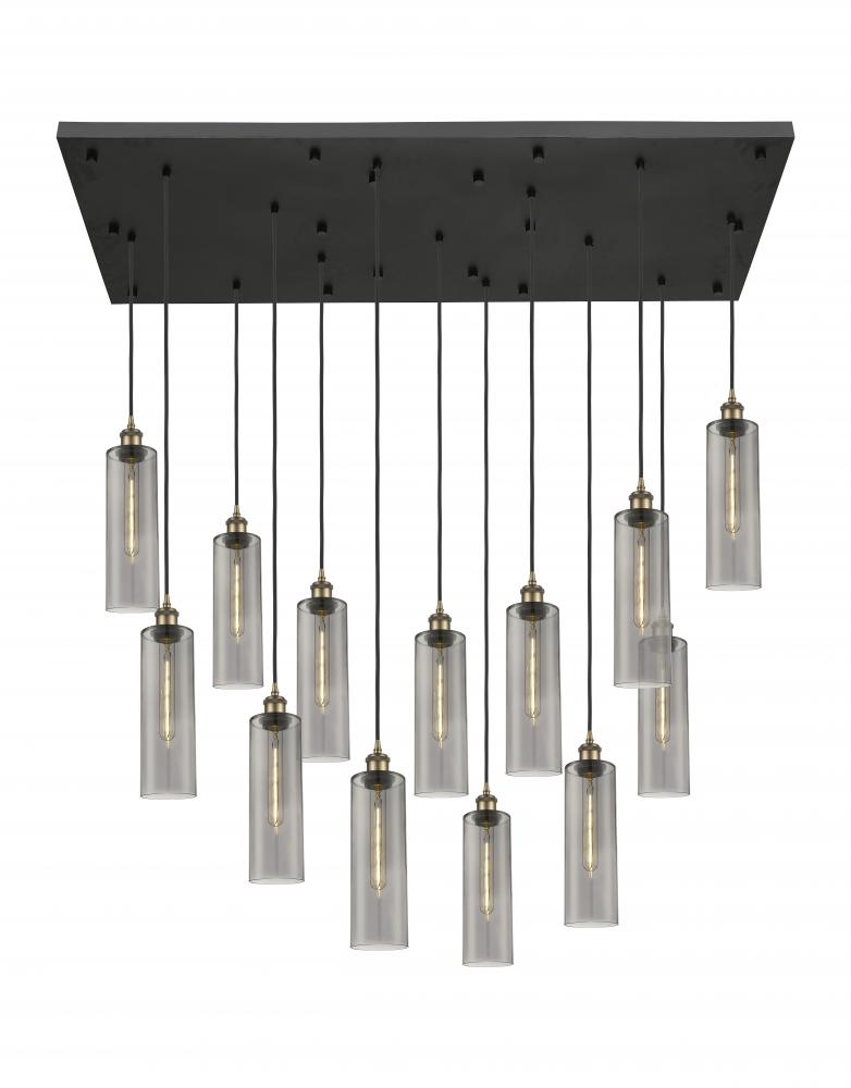 Crown Point - 13 Light - 54 inch - Brushed Brass - Multi Pendant