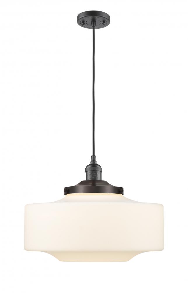 Bridgeton - 1 Light - 16 inch - Oil Rubbed Bronze - Cord hung - Mini Pendant