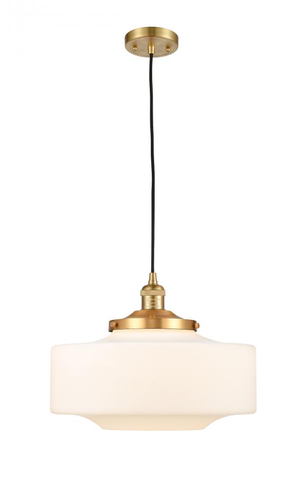 Bridgeton - 1 Light - 16 inch - Satin Gold - Cord hung - Mini Pendant