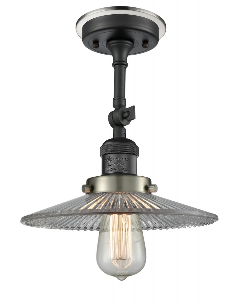 Halophane 1 Light Semi-Flush Mount