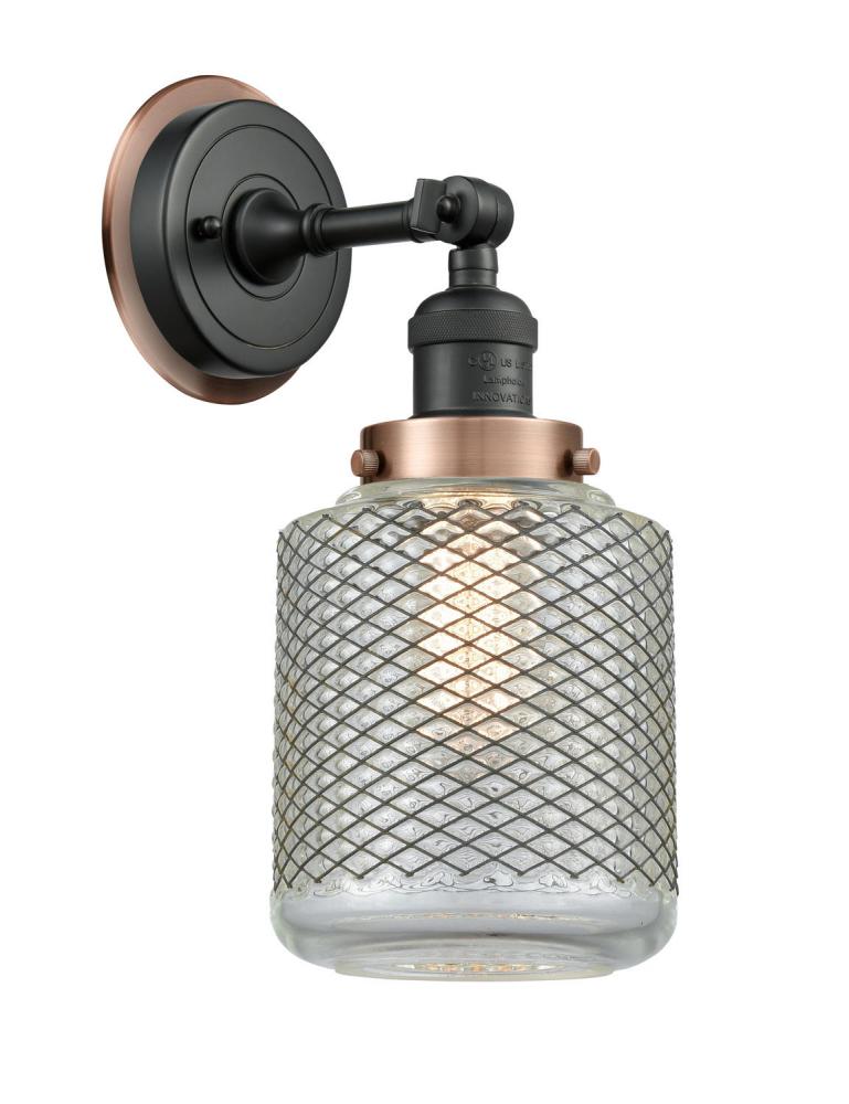 Stanton 1 Light Mixed Metals Sconce