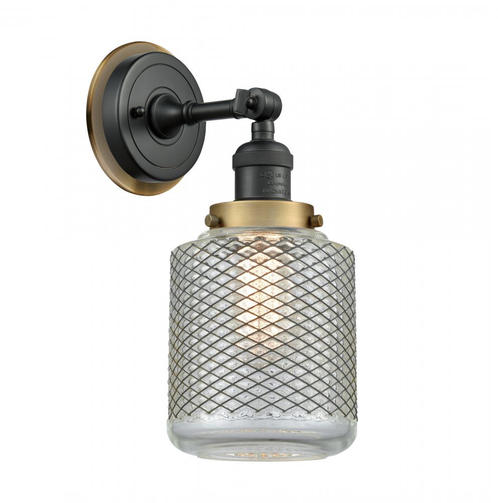 Stanton 1 Light Mixed Metals Sconce