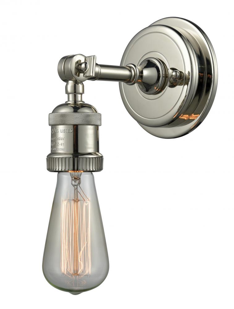 Bare Bulb 1 Light Sconce