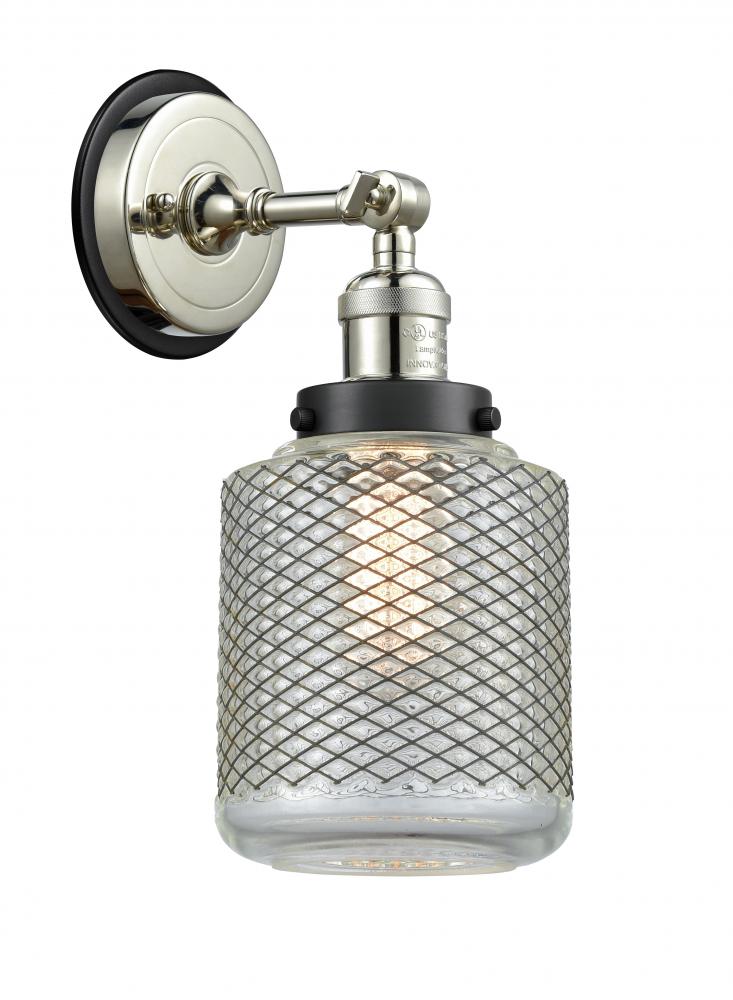 Stanton 1 Light Mixed Metals Sconce