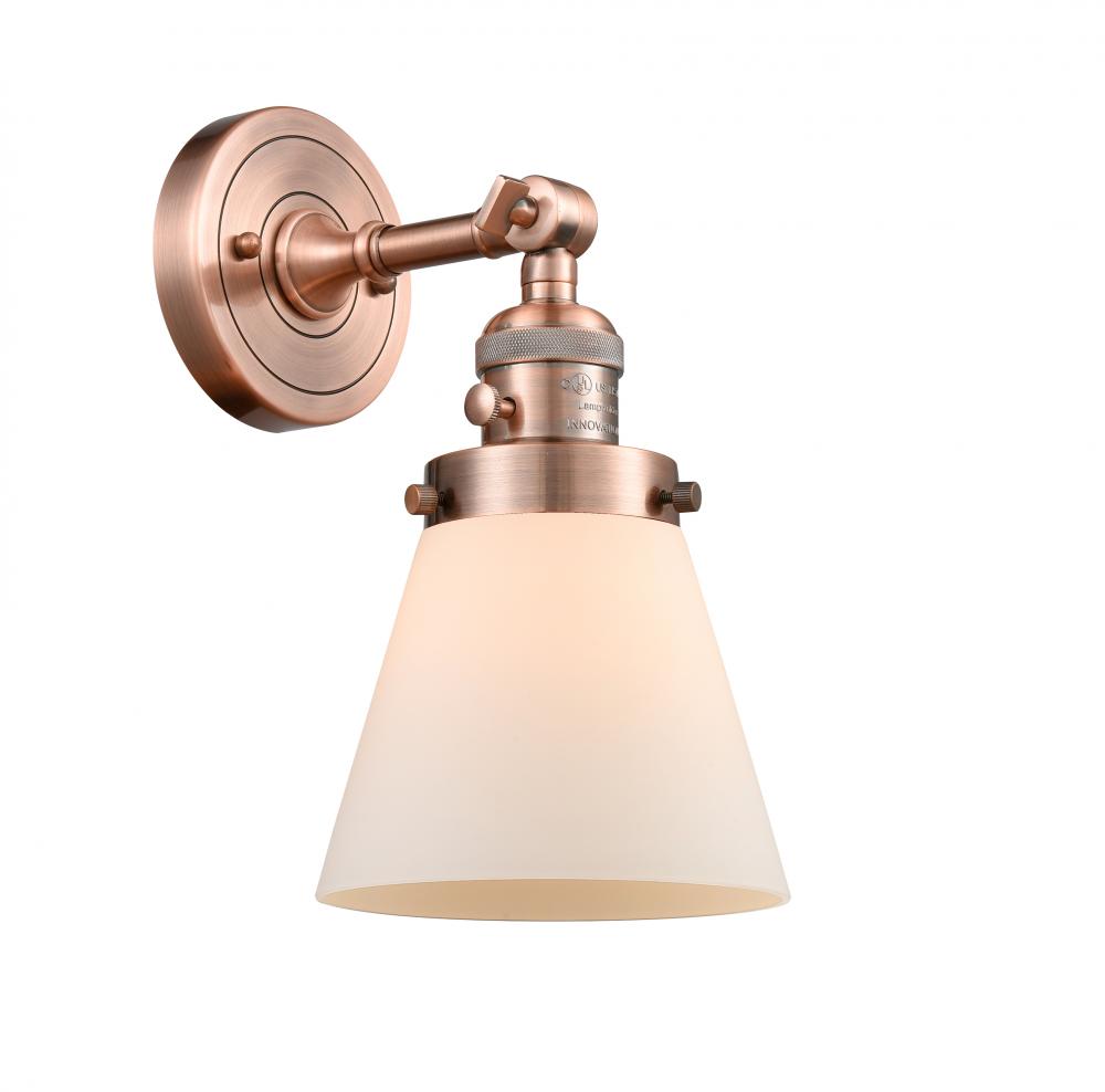 Cone Sconce With Switch