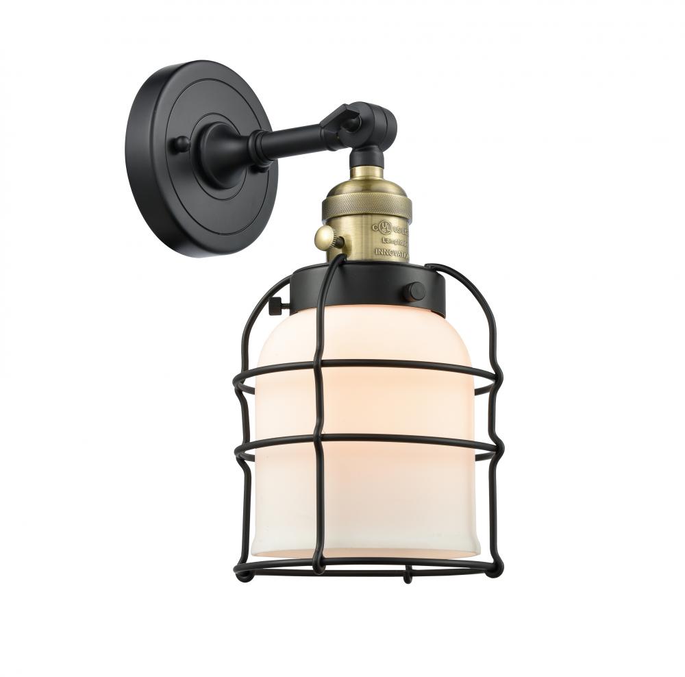 Bell Cage Sconce With Switch