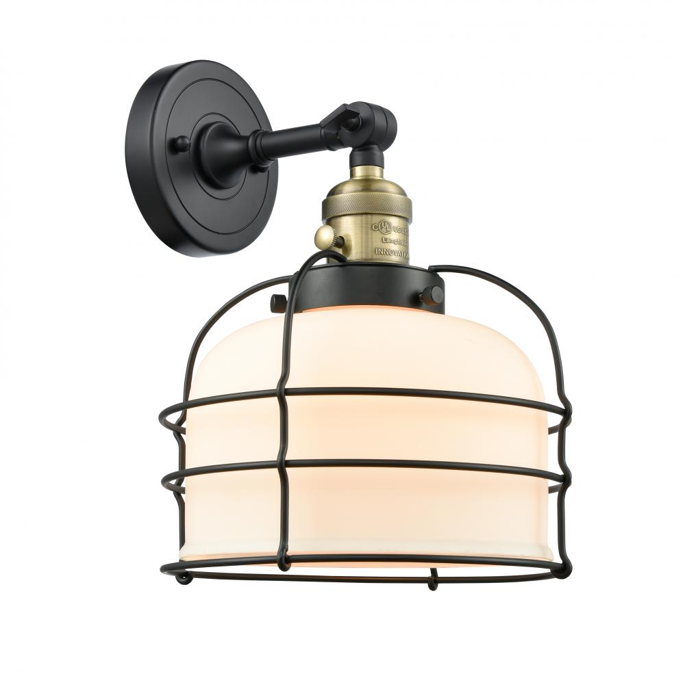 Bell Cage Sconce With Switch