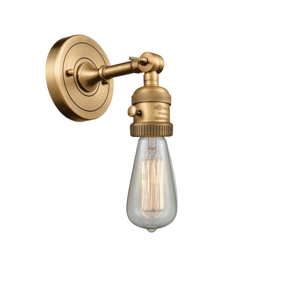 Bare Bulb Sconce With Switch