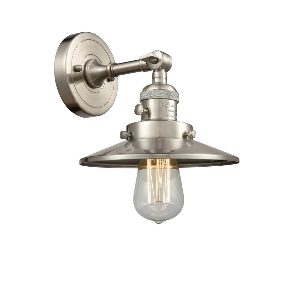 Railroad Sconce With Switch