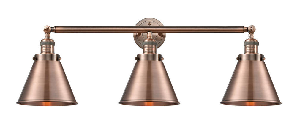 Appalachian - 3 Light - 32 inch - Antique Copper - Bath Vanity Light