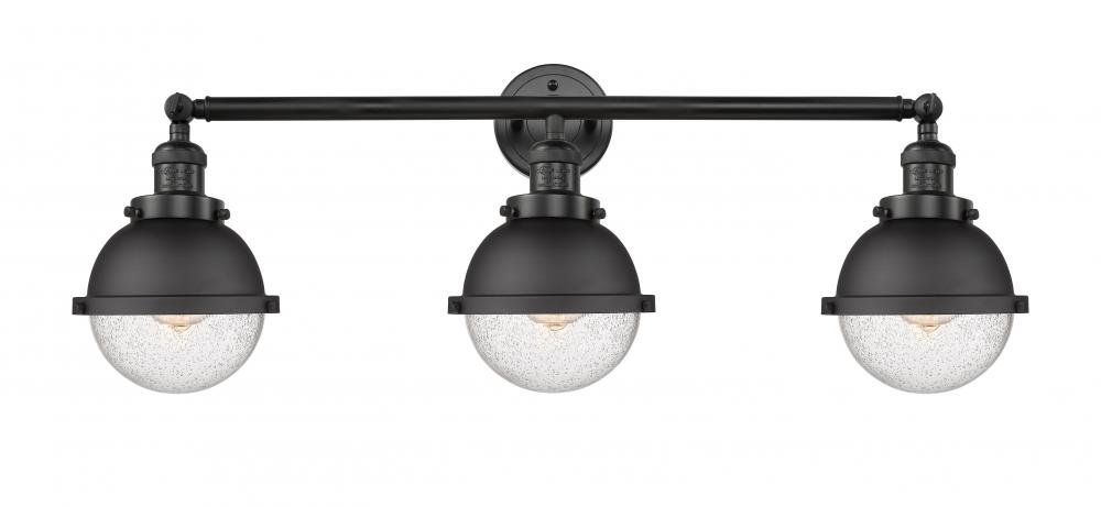 Hampden - 3 Light - 34 inch - Matte Black - Bath Vanity Light