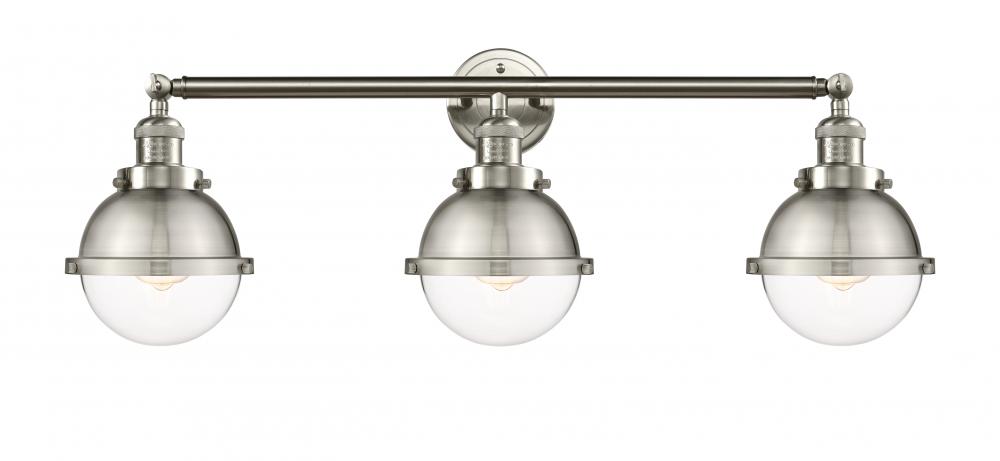 Hampden - 3 Light - 34 inch - Brushed Satin Nickel - Bath Vanity Light