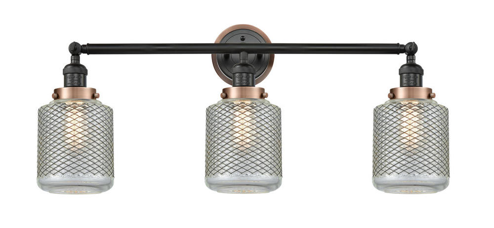 Stanton 3 Light Mixed Metals Bath Vanity Light Mixed Metals