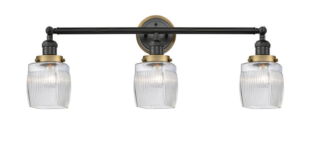 Colton 3 Light Mixed Metals Bath Vanity Light Mixed Metals