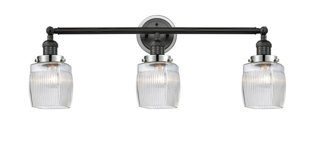 Colton 3 Light Mixed Metals Bath Vanity Light Mixed Metals