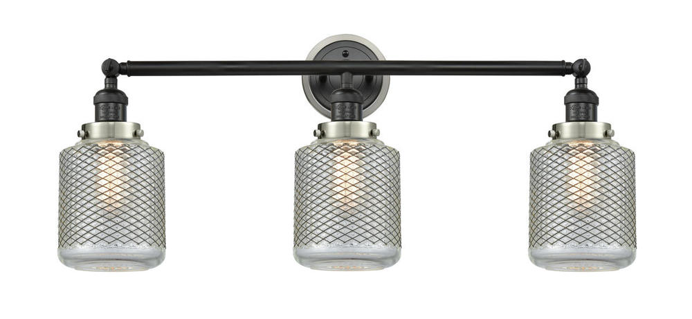 Stanton 3 Light Mixed Metals Bath Vanity Light Mixed Metals