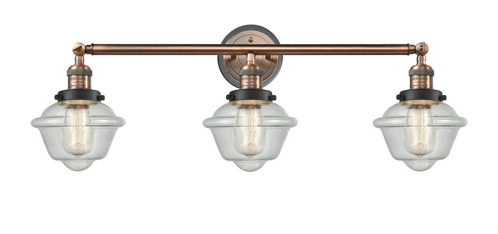 Small Oxford 3 Light Bath Vanity Light