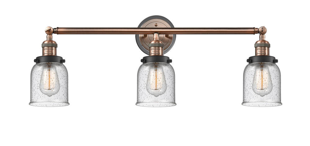 Small Bell 3 Light Bath Vanity Light