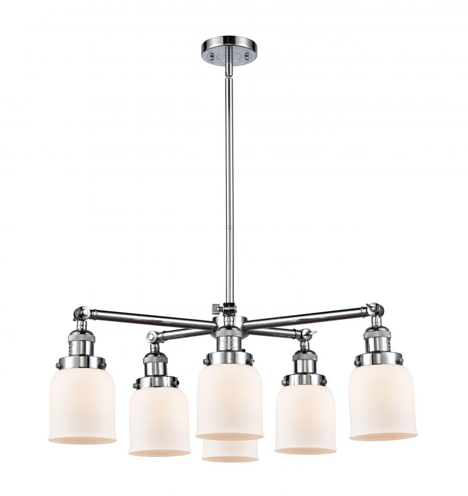 Small Bell 6 Light Chandelier