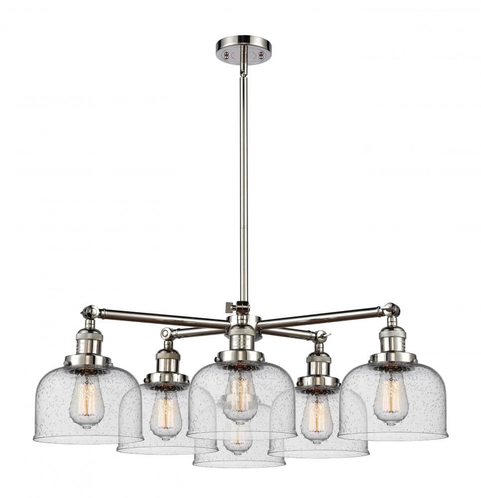 Large Bell 6 Light Chandelier