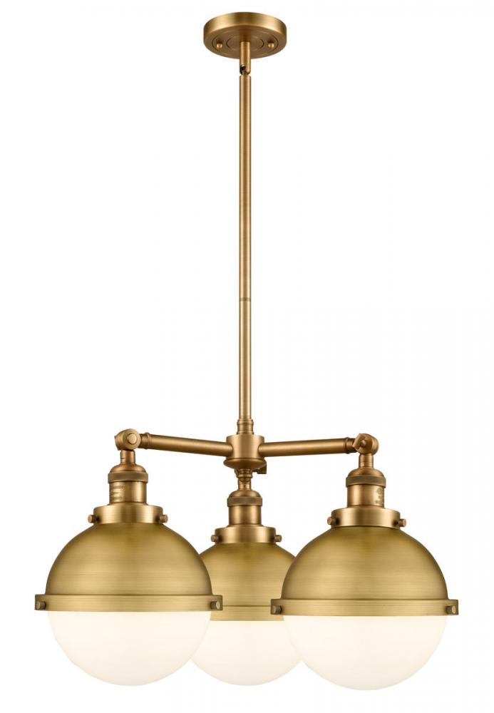 Hampden - 3 Light - 22 inch - Brushed Brass - Stem Hung - Chandelier