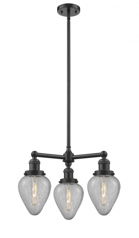 Geneseo - 3 Light - 26 inch - Oil Rubbed Bronze - Stem Hung - Chandelier