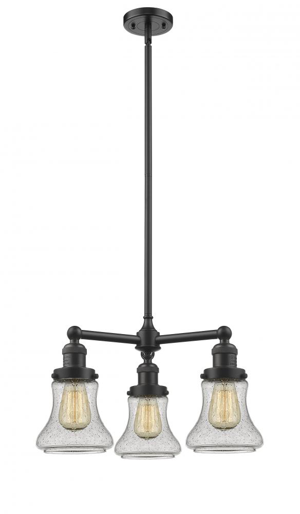 Bellmont - 3 Light - 18 inch - Oil Rubbed Bronze - Stem Hung - Chandelier