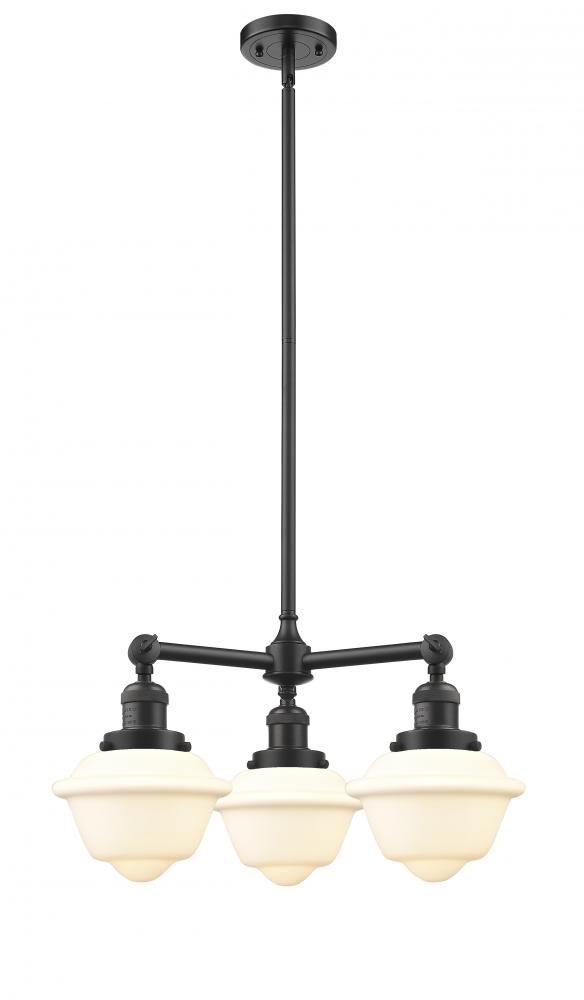 Oxford - 3 Light - 20 inch - Oil Rubbed Bronze - Stem Hung - Chandelier