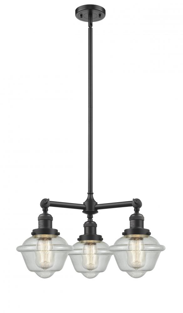 Oxford - 3 Light - 20 inch - Oil Rubbed Bronze - Stem Hung - Chandelier