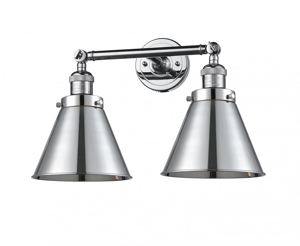 Appalachian - 2 Light - 18 inch - Polished Chrome - Bath Vanity Light