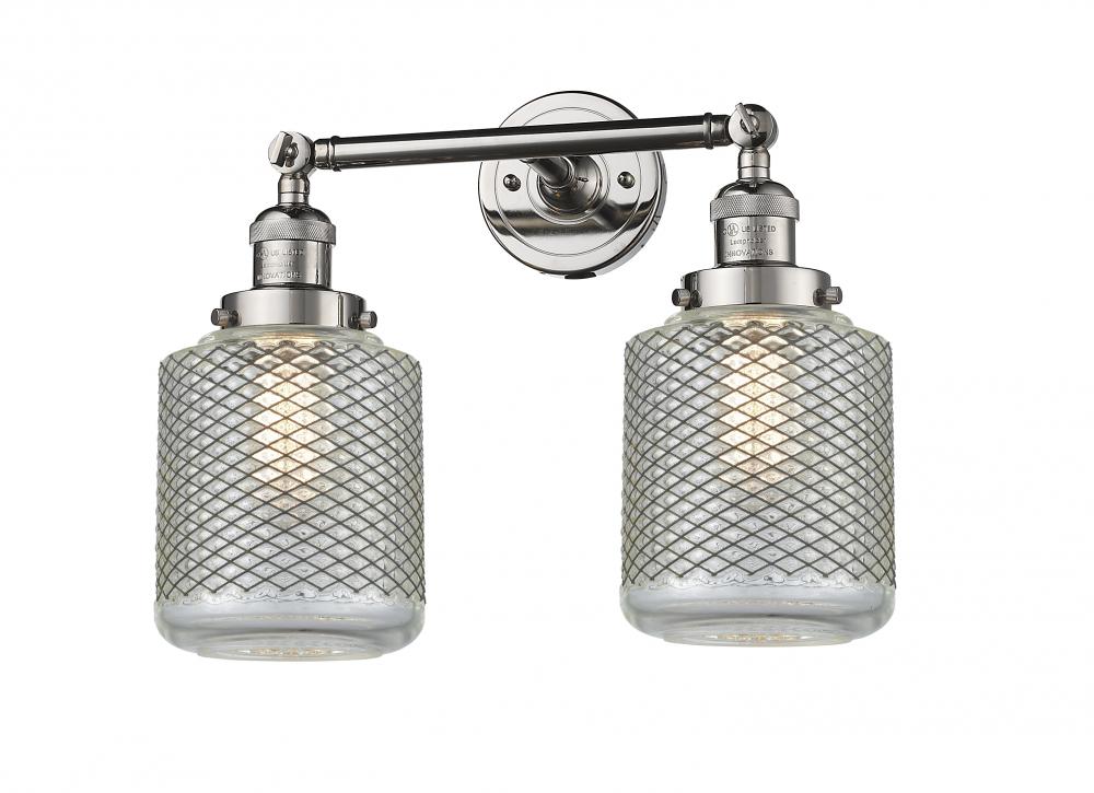 Stanton - 2 Light - 16 inch - Polished Nickel - Bath Vanity Light