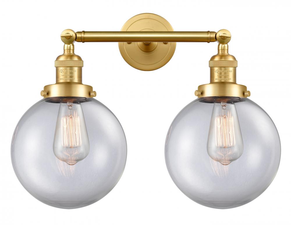 Beacon - 2 Light - 19 inch - Satin Gold - Bath Vanity Light