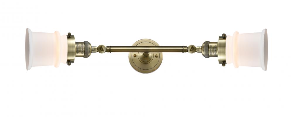 Canton - 2 Light - 6 inch - Antique Brass - Bath Vanity Light