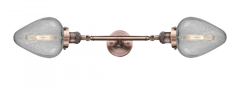 Geneseo - 2 Light - 7 inch - Antique Copper - Bath Vanity Light